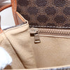 Celine Vintage Macadam Shoulder Bag Canvas and Leather