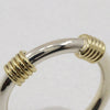 Tiffany & Co. Double Coil Ring Silver and gold