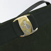 Salvatore Ferragamo Vala Shoulder Bag Suede
