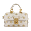 Secondhand Louis Vuitton Polka Dot Panama Bowly Handbag Embellished