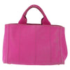 Secondhand Prada Canapa Tote Pink Canvas Accessories