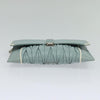 Miu Miu Madras Chain Clutch Matelasse Leather with Glitter