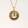 Secondhand Christian Dior CD Round Pendant Necklace