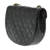 Secondhand Chanel Vintage Half Moon Flap Bag Quilted