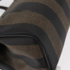 Fendi Vintage Pequin Convertible Boston Bag Coated Canvas