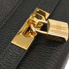 Hermes Kelly Handbag Black Ardennes with Gold Hardware