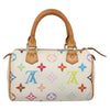 Secondhand Louis Vuitton Speedy Mini HL Handbag Monogram Multicolor