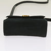 Salvatore Ferragamo Gancini Shoulder Bag Suede
