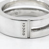 Gucci Logo Band Ring Sterling Silver