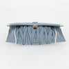 Secondhand Miu Miu Madras Chain Clutch Matelasse Leather with Glitter