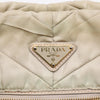 Prada Chain Front Zip Tote Quilted Tessuto