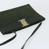 Salvatore Ferragamo Vala Shoulder Bag Suede