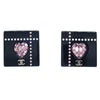Secondhand Chanel Vintage Square Clip-On Earrings