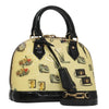 Secondhand Louis Vuitton Alma Handbag Limited Edition Stickers Monogram Vernis