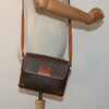 Secondhand Celine Vintage Macadam Shoulder Bag Canvas and