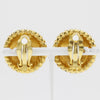 Secondhand Chanel Vintage Round CC Clip-On Earring
