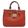Secondhand Miu Miu Madras Convertible Lock Tote