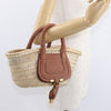 Secondhand Chloe Marcie Basket Bag Raffia and