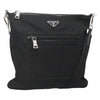Secondhand Prada Front Pocket Messenger Bag Tessuto