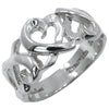 Tiffany & Co. Triple Loving Heart Ring Silver 925