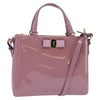 Salvatore Ferragamo Vala Handbag Patent leather