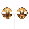 Secondhand Chanel CC Rhombus Clip-On Earrings