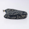 Christian Dior Vintage Saddle Zip Coin Purse Diorissimo Canvas