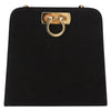 Salvatore Ferragamo Vintage Gancini Chain Shoulder Bag Suede