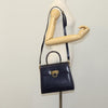Salvatore Ferragamo Gancini Convertible Top Handle Bag Leather