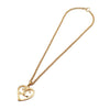 Secondhand Chanel Vintage CC Heart Pendant Long Necklace
