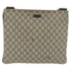 Gucci Zip Top Messenger Bag GG Coated Canvas