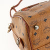 Secondhand MCM Visetos logogramme Handbag Canvas and