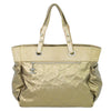 Chanel Biarritz Pocket Tote Quilted Coated Canvas