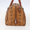Secondhand MCM Visetos logogramme Handbag Canvas and