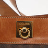 Secondhand Celine Vintage Macadam Shoulder Bag Canvas and