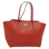 Secondhand Gucci Swing Tote Red Leather Bags