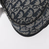 Christian Dior Saddle Zip Pouch Diorissimo Canvas