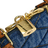 Louis Vuitton Alma Handbag Malletage Denim with Monogram Leather