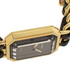 Chanel Premiere Rock Quartz Watch Plated Metal and Leather