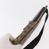 Gucci Vintage Double Belt Bag GG Canvas with Leather