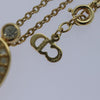 Secondhand Christian Dior CD Pendant Necklace Gold-plated