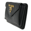 Secondhand Prada Front Pocket Trifold Wallet Vitello Move