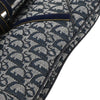 Christian Dior Vintage Double Saddle Bag Diorissimo Canvas