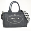 Prada Canapa Convertible Tote Canvas