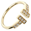 Tiffany & Co. T Wire Ring 18K Yellow Gold