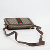 Gucci Ophidia Zip Shoulder Bag GG Coated Canvas