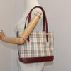 Secondhand Burberry Nova Check Tote canvas check pattern