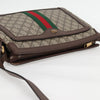 Gucci Ophidia Zip Shoulder Bag GG Coated Canvas