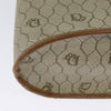 Christian Dior Vintage Honeycomb Shoulder Bag Canvas and Leather