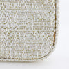 Secondhand Chanel Deauville Double Zip Clutch with Chain Raffia